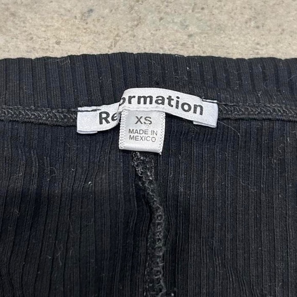 Reformation Paige Ribbed Knit Crop Top XS - Picture 4 of 5